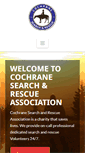 Mobile Screenshot of cochranesearchandrescue.org